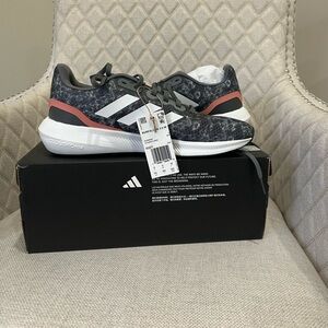 Adidas Gray and Pink Sneakers